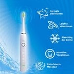 @tec Elektrische Schallzahnb&uuml;rste Schall Zahnb&uuml;rste wei&szlig; IPX7 + 2x