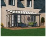 Palram - Canopia SanRemo Wintergarten, anthrazit in cm 546x295x310 (LxBxH)