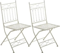 CLP 2er Set Klappst&uuml;hle Asina, platzsparende Gartenst&uuml;hle f&uuml;r den...