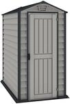 Duramax Kunststoff Gartenhaus 104x180 Ger&auml;teschuppen Garten Ger&auml;tehaus Dreht&uuml;r, H.