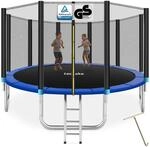tectake&reg; Trampolin, &Oslash; 457 cm,&nbsp; GS zertifiziert, Randabdeckung, inklusive