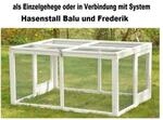 Nanook Freilaufgehege f&uuml;r Hasenst&auml;lle Balu / Frederik