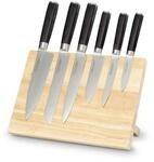Damastmesser Set 7tlg, inkl Messerblock