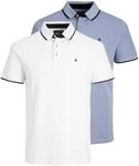 Jack & Jones Polo 2 Pack Poloshirt JJEPAULOS POLO Shortsleeve