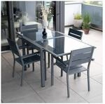 HOME DELUXE Gartentisch ausziehbar VERANO - 180/90 x 90 cm