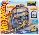 Mattel GNL70-1 - Hot Wheels City - Spielset mit einem Fahrzeug, Stunt-Garage