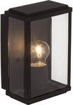 BRILLIANT Lampe Gaia Au&szlig;enwandleuchte schwarz 1x A60, E27, 60W, geeignet f&uuml;r