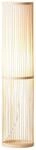 BRILLIANT Lampe Nori Standleuchte 1flg natur/wei&szlig; 1x A60, E27, 40W, geeignet f&uuml;r