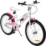 Actionbikes Kinderfahrrad Butterfly 20 Zoll, Pink, Fahrradst&auml;nder, Kettenschutz,