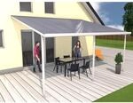 Gutta 4293118 Terrassen&uuml;berdachung wei&szlig;, 546 x 406 cm