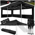 tectake&reg; Pavillon, 6 x 3 m, mit Aluminiumgestell, faltbar und...