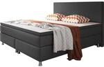 Inter Trading Boxspringbett Berlin 180x200 anthrazit