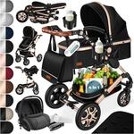 KESSER&reg; Loops Kinderwagen 4 in 1 Kombikinderwagen Komplett-Set auch als Buggy f&uuml;r