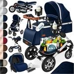 KESSER&reg; Loops Kinderwagen 4 in 1 Kombikinderwagen Komplett-Set auch als Buggy f&uuml;r