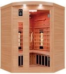 Dewello&reg; Infrarotkabine Infrarotsauna LAKEFIELD 140cm x 140cm inkl. 5