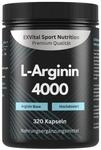 EXVital&reg; L-Arginin Base 4000, hochdosiert, 320 Kapseln