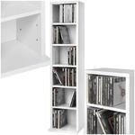 tectake&reg; CD DVD Regal, in Holzoptik, h&ouml;henverstellbare und herausnehmbare