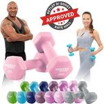 Miweba Sports Gymnastikhanteln 2er-Set NKH100, bodenschonend, 0,5-10 kg,