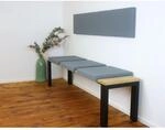 Lycce Klemmkissen Sitzkissen mit 2 Leisten 37cm Klemmtiefe, Kunstleder