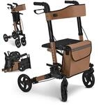 Juskys Rollator Vital faltbar, leicht & h&ouml;henverstellbar aus Aluminium bis 130 kg