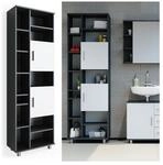 Badm&ouml;bel Set ILIAS Bad Spiegel Unterschrank Badschrank Hochschrank Spiegelschrank