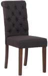 CLP Esszimmerstuhl Lisburn I Samt I Stoff I Polsterstuhl Gesteppt Chesterfield Design