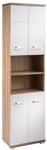 byLIVING Badezimmer Hochschrank NEBRASKA, Breite 50 cm, Artisan Eiche/wei&szlig;