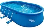 Summer Waves Quick Set Pool 549x305x107 cm blau