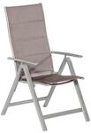 Merxx Taviano Klappsessel 2er Set silber/diamantbraun