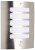 BRILLIANT Lampe Avon LED Außenwandleuchte stehend edelstahl 1x 6W LED integriert
