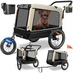 KESSER&reg; Hundeanh&auml;nger Boxer 3-in-1 Hundebuggy & Jogger Fahrradanh&auml;nger gro&szlig;...