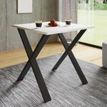 VCM Premium Holz Esstisch H. 76 x B. 80 x T. 80 cm K&uuml;chentisch Speisetisch Tisch