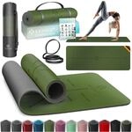 KESSER&reg; Gymnastikmatte mit Tragegurt rutschfest TPE Yogamatte Gepolstert &