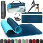 KESSER&reg; Gymnastikmatte mit Tragegurt rutschfest TPE Yogamatte Gepolstert &
