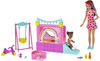 Mattel HHB67 - Barbie - Skipper - Babysitters Inc - Hüpfburg-Spielset mit 2...