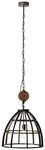 BRILLIANT Lampe Matrix Pendelleuchte 47cm schwarz antik 1x G95, E27, 60W, geeignet