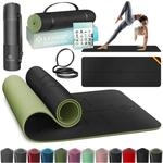 KESSER&reg; Gymnastikmatte mit Tragegurt rutschfest TPE Yogamatte Gepolstert &