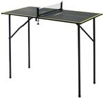 JOOLA Tischtennisplatte MINI inkl. Tischtennisnetz, klappbar, klein, 90 cm x 45...