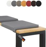 Lycce Klemmkissen Sitzkissen mit 1 Leiste, Kunstleder versch. Farben