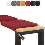Lycce Klemmkissen Sitzkissen mit 1 Leiste, Kunstleder versch. Farben