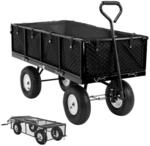 Miweba Bollerwagen MB-700, Transportwagen mit 700 kg Traglast, klappbar, Doppelachse,