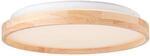 Brilliant Alson LED Deckenleuchte 39cm holz hell/wei&szlig;, Metall/Holz/Kunststoff, 1x 26