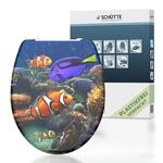 Sch&uuml;tte Duroplast WC Sitz SEA LIFE, mit Absenkautomatik und Schnellverschluss