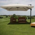 Gastronomie-Ampelschirm MCW-A96, Sonnenschirm, 3x3m (&Oslash;4,24m) Polyester/Alu...