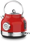 SOGO RETRO Serie Wasserkocher rot 1.8 L Kapazit&auml;t