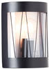 BRILLIANT Lampe Reed Außenwandleuchte schwarz matt 1x A60, E27, 40W, geeignet für