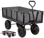 Miweba Bollerwagen MB-700, Transportwagen mit 700 kg Traglast, klappbar, Doppelachse,