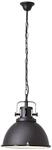 BRILLIANT Lampe Jesper Pendelleuchte 38cm Glas schwarz 1x A60, E27, 60W, geeignet