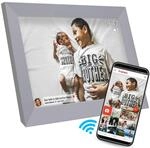Denver PFF-1026 WLAN Bilderrahmen &ndash; 10,1" Touch-Display, Frameo, grau