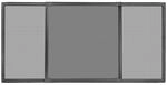Schellenberg Insektenschutz-Schiebefenster 50 x 75-142 cm, anthrazit